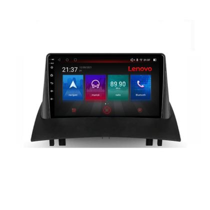 Navigatie Renault Megane 2 E-098 Octa Core cu Android Radio Bluetooth Internet GPS WIFI DSP 4+64GB 4G RESIGILAT