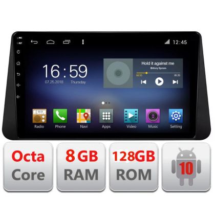 Navigatie Nissan Micra intre anii 2014-2024 Android radio gps internet Octa Core 8+128 LTE Kit-micra+EDT-E609
