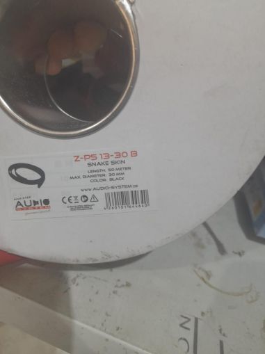 TRESA (PIELE DE SARPE) 13-30 NEGRU 1metru liniar