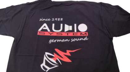 Póló AUDIO SYSTEM logóval a mellkasán W-TSHIRT-M