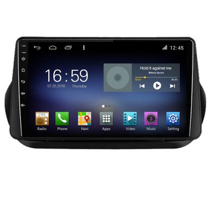 Navigáció Peugeot Bipper, Citroen Nemo, Fiat Qubo 2008-2017 Android rádiós gps internet Octa Core 8+128 LTE Kit-bipper+EDT-E610