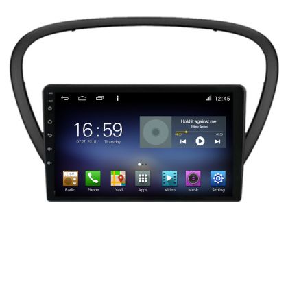 Navigáció Peugeot 607 Android rádió gps internet Octa Core 8+128 LTE Kit-607+EDT-E609