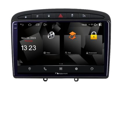 Navigáció Peugeot 308 Négymagos 5960Pro-038 Android Nyolcmagos Qualcomm 2K QLED 8+128 DTS DSP 360 4G Optikai