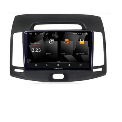 Navigáció Hyundai Elantra 2007-2011 5960Pro-2009 Android Octa Core Qualcomm 2K QLED 8+128 DTS DSP 360 4G Optikai