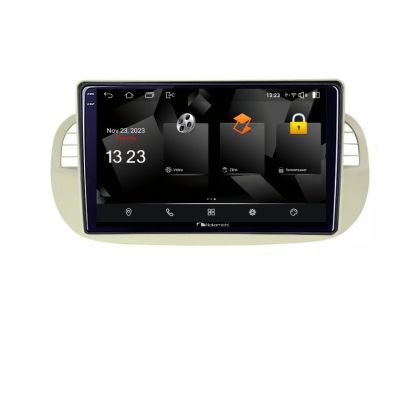 Navigáció Fiat 500 2007-2015 évjárat között Android Octa Core Qualcomm 2K QLED 8+128 DTS DSP 360 4G Optical