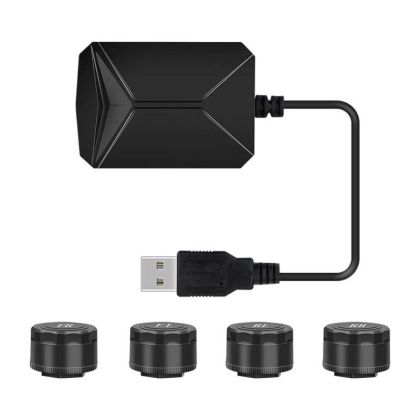 Gumiabroncsnyomás-ellenőrző rendszer, kompatibilis az utángyártott navigációs rendszerrel EDT-TPMS-USB-EXT