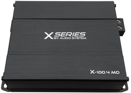 Erősítő Audio-Systems X-100.4 MD, 4 x 150 watt, 2 vagy 4 ohmos, mikro méretű, D osztály