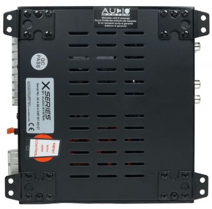 Audio-Systems X-80.4 DSP-BT erősítő, 4 x 150 watt, 2 vagy 4 ohmos, 4 erősített és 4 előerősített csatorna DSP-vel