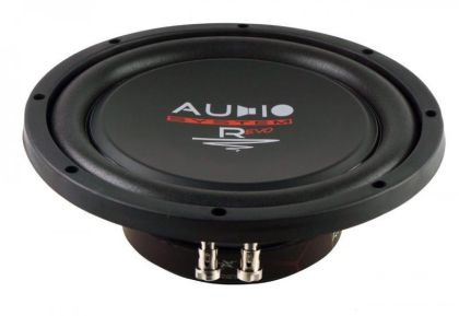 Subwoofer pasiv cu incinta 14L Audio-Systems SUBFRAME R10 FLAT EVO3-D4, 300 watts, 2 ohm, 250 mm, 10", roata de rezerva
