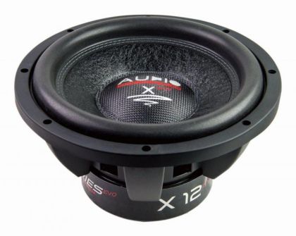 Passzív mélynyomó doboz nélkül Audio System X 12 EVO, 1000 watt, 2x2 ohm, 300 mm, 12", SPL