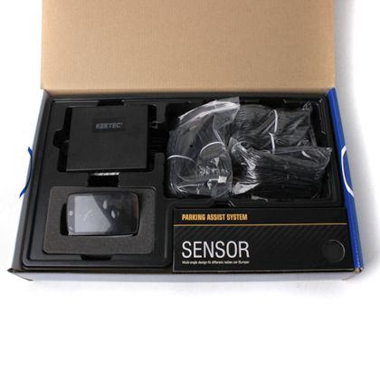 Első és hátsó parkolóradar KEETEC BS810 LCD OEM kijelzővel