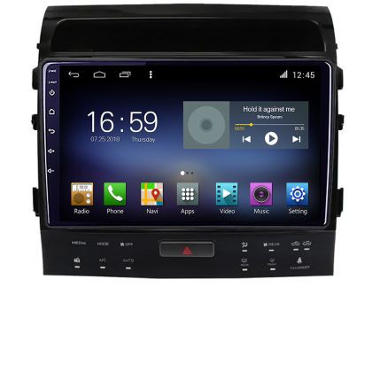 Toyota Landcruiser 200 V8 2007-2015 navigációval és 360 fokos Android rádióval, GPS-szel, internettel, Octa Core 8+128 LTE KIT-381-360+EDT-E609