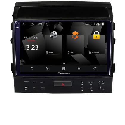 Toyota Landcruiser 200 V8 navigáció 2007-2015 navival és 360 fokos Android rádióval, GPS internettel, Octa Core 8+128 RAM-mal, CarPlay-jel, Android Auto rendszerrel