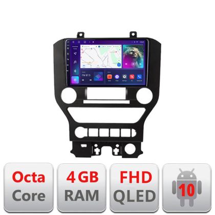 Navigáció Ford Mustang 2015-2020 B-MUSTANG-NAVI Android QLED képernyő octa core 4+64 Carplay android auto KIT-mustang-navi+EDT-E309V3