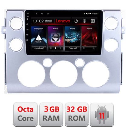 Navigatie Toyota FJ Cruiser 2006-2020 Android radio gps internet Octa Core 3+32 Kit-fj-cruiser+EDT-E509-lite LENOVO LITE