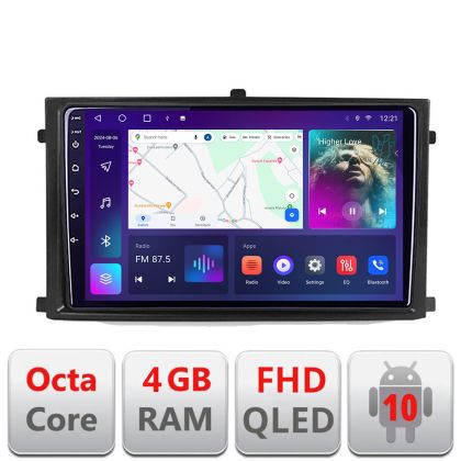 Navigáció Rexton 2019- B-REXTON Android QLED képernyő octa core 4+64 Carplay android auto KIT-REXTON+EDT-E309V3