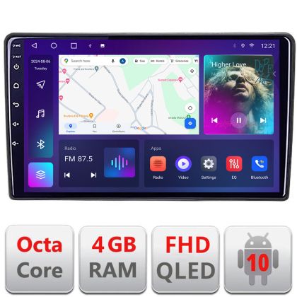 Navigáció Kia Ceed 2010-2012 Android rádió gps internet négymagos 4+64 Carplay android autó KIT-Ceed10+EDT-E309v3