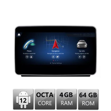Navigáció Mercedes GLE GLS 2015-2019 NTG5 9" képernyő Android gps 4G 4+64 1920x720