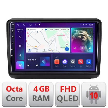 Navigáció Jeep Grand Cherokee 2014-2019 B-JGG Android QLED képernyő Octa Core 4+64 Carplay Android Auto KIT-JGG+EDT-E309V3