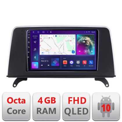 Navigáció BMW X5 X6 2009-2014 CIC Android Kijelző QLED Octa Core 4+64 CarPlay Android Auto KIT-x5-cic+EDT-E309V3