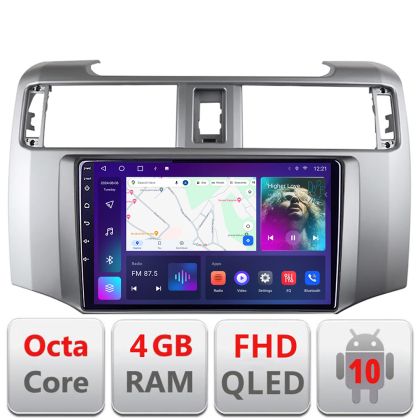 Navigáció Toyota 4runner 2009-2019 Android rádió gps internet négymagos 4+64 Carplay android autó KIT-4runner+EDT-E309v3