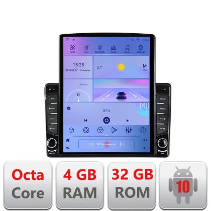 Audi A4 B6 G-050 TESLA típusú navigáció 9.7" képernyő Android Rádió Bluetooth Internet GPS WIFI 4+32GB DSP 4G Octa Core v1