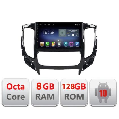 Navigáció Mitsubishi L200 2014-2020 F-1094 Octa Core Android Rádióval Bluetooth Internet GPS WIFI DSP 8+128GB 4G v1
