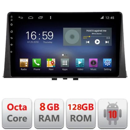 Navigáció Citroen Berlingo 2019-2021 F-berlingo18 Octa Core Android Rádió Bluetooth Internet GPS WIFI DSP 8+128GB 4G v1