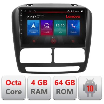 Navigáció Fiat Doblo 2010-2017 és Opel Combo 2010-2017 4+64 GB Octa Core LTE Android rádió gps internet Kit-DOB v1