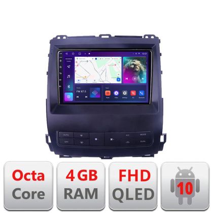 Navigáció Toyota Prado J120 2002-2009 B- j120 Android QLED képernyő octa core 4+64 Carplay android autóskészlet-j120+EDT-E309V3 v1