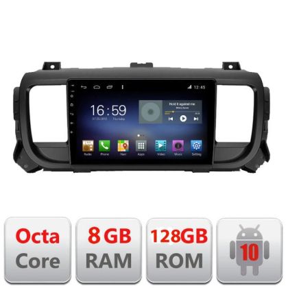 Navigáció Citroen Jumpy Toyota Proace Peugeot Traveler F-jumpy16 Octa Core Android Rádió Bluetooth Internet GPS WI v3