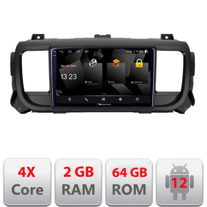 Navigatie Citroen Jumpy Toyota Proace Peugeot Traveller 5230-jumpy16 Android Ecran 720P Quad Core 2+64 carplay android auto v1