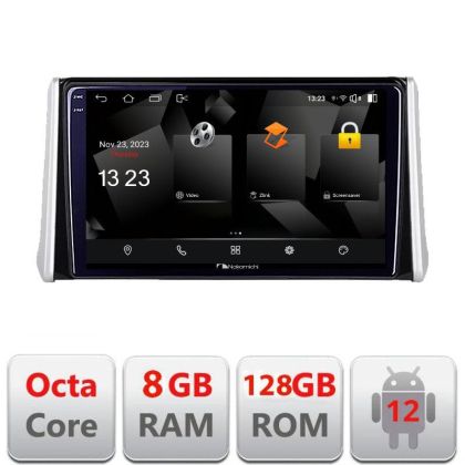 Navigáció Toyota RAV4 2018 Android Octa Core Qualcomm 2K QLED 8+128 DTS DSP 360 4G Optical v1