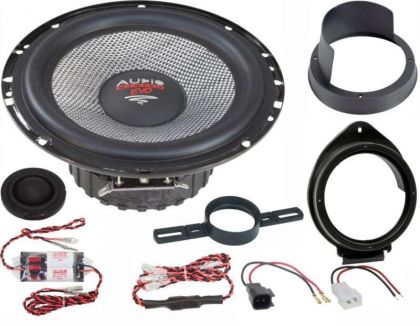 KIT Sistem component Dedicat Opel, Chevrolet EVO2 x-fit  6.5" 165mm 110W pe 2 căi Crossover plug'n'play  Audio System German Sound v1