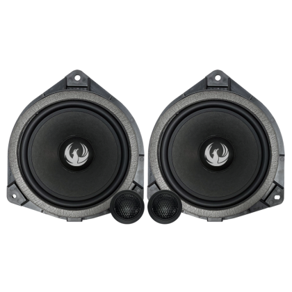 TOYOTA 2-utas hangszórókészlet 6,5” (165 mm) szűrőkkel és plug & play kábelekkel 90W RMS/180W MAX 4Ohm Phoenix Gold ZDST6CS v4