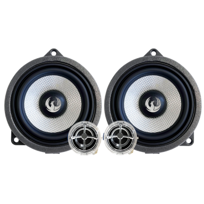 BMW 4”-os (100 mm-es) 2-utas hangszórókészlet szűrővel és plug & play kábelekkel 60W RMS/120W MAX 4Ohm Phoenix Gold ZDSB100CS v1