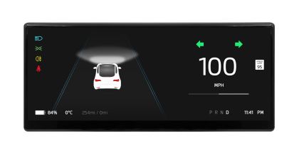 FULL HD digitális elektronikus órák Tesla Model 3/Y 2015-2023