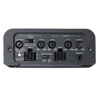 Amplificatoare Phoenix Gold  ZXM600.3 2 x 125 + 350 watts, în 2 sau 4 Ohm, clasa D, 3 canale