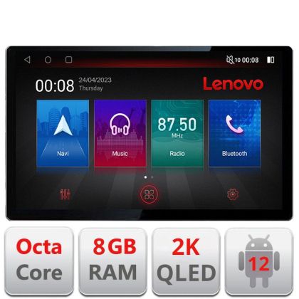 Navigáció Skoda Rapid Seat Toledo 2013+ képernyő 13" 2K 8+128 Android Waze USB navigáció 4G 360 Toslink Youtube Rádió KIT-rapid+EDT-E513-PRO v1