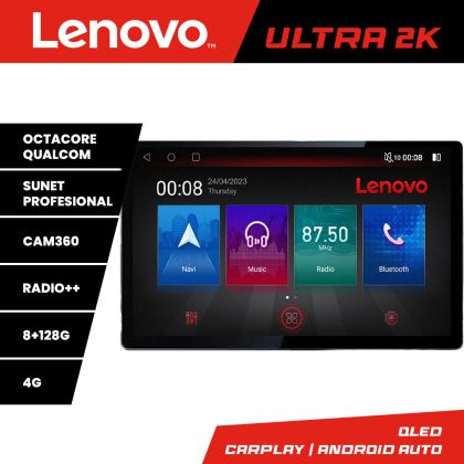 Toyota Land Cruiser L100 2002-2008 N-L100 navigáció 13" 2K 8+128 Android Waze USB navigáció 4G 360 Toslin v1