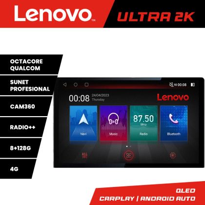 Navigáció Peugeot Bipper, Citroen Nemo, Fiat Qubo 2008-2017, 2K QLED 13"-os képernyő, Octacore, 8 GB RAM, 128 GB HDD, 4G, 360°, DSP, Carplay, Bluetooth EDT-E513-PRO v2