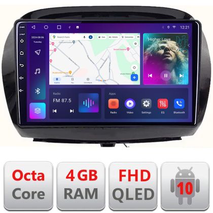 Dedikált navigáció Edonav Honda FR-V 2004-2009 Android rádió gps internet négymagos 2+32 Carplay android auto KIT-fr-v+EDT-E309v3