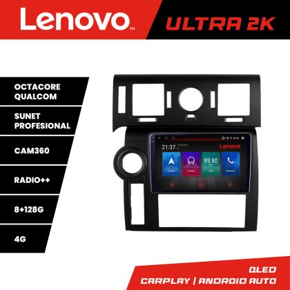 Navigatie Hummer H2 2002-2008 Octa Core cu Android Radio Bluetooth Internet GPS WIFI DSP 4+64GB 4G RESIGILAT