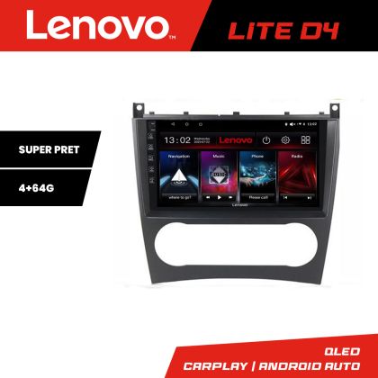 Mercedes C osztály W203 faceliftes Lenovo Kit-093 navigáció Android rádióval, Bluetooth internettel, 4+64GB