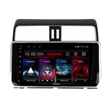 Navigáció Toyota Prado J150 2018- Lenovo Kit-1065 4+64 GB Android Waze USB Internet Navigáció Youtube Rádió