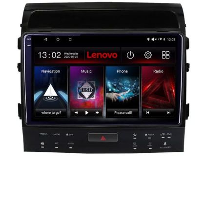 Toyota Landcruiser 200 V8 navigáció 2007-2015 navigációval és 360 fokos Android rádióval, gps internettel, 4+64 Lenovo rendszerrel