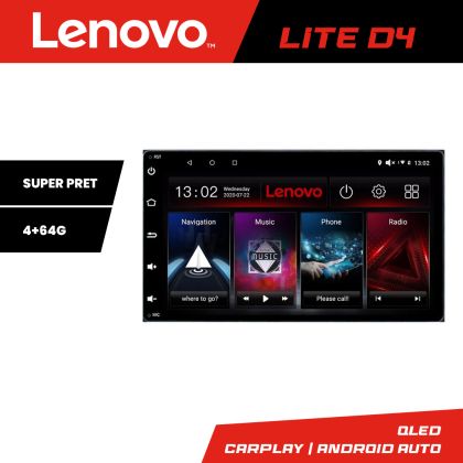 Navigáció Toyota Auris 2007-2013 Lenovo Kit-auris-2013 4+64 GB Android Waze USB Internet Navigáció Youtube Rádió