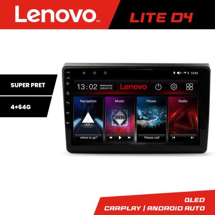 Navigáció Fiat BRAVO 2007-2014 Lenovo Kit-BRAVO 4+64 GB Android Waze USB Internet Navigáció Youtube Rádió