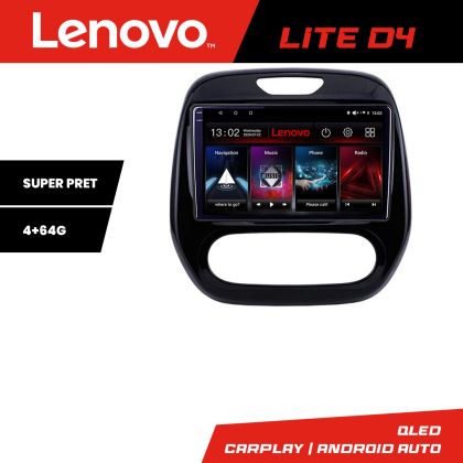 Navigáció Renault Captur 2013-2020 Android rádió gps internet 4+64 Lenovo