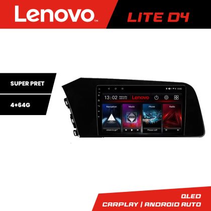 Navigáció Hyundai Elantra 2021- Lenovo Kit-elantra2021 4+64 GB Android Waze USB Internet Navigáció Youtube Rádió